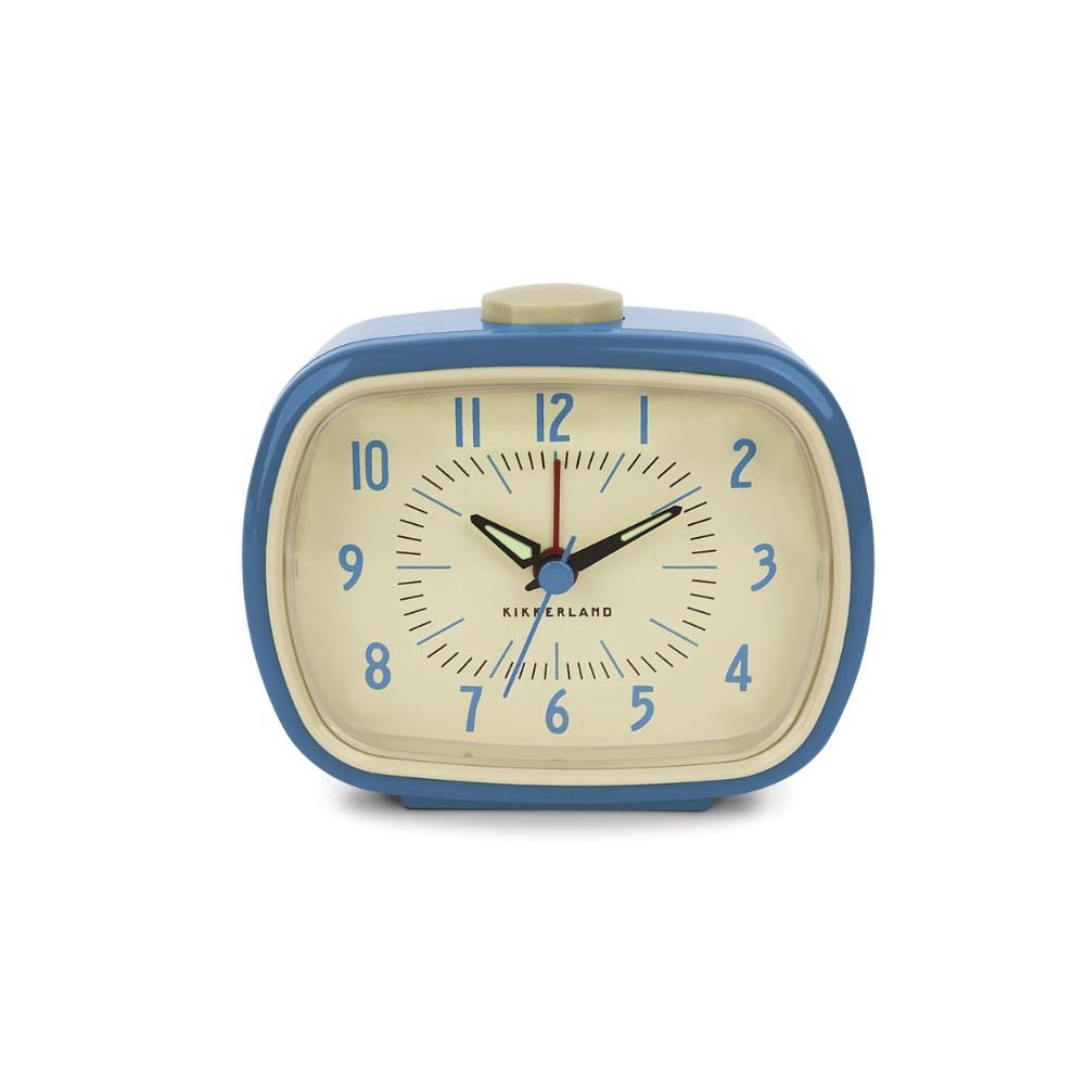 Reloj Despertador Retro Azul