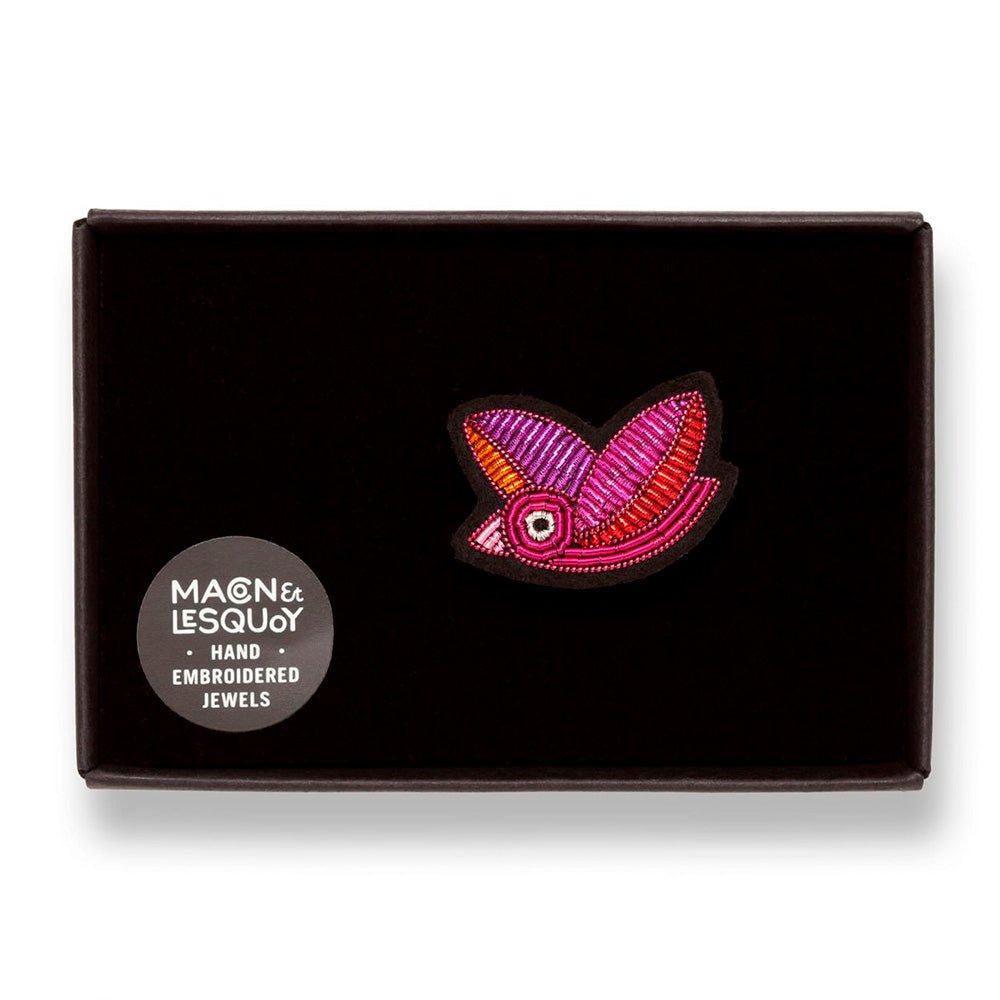 Broche brodée Piou Piou