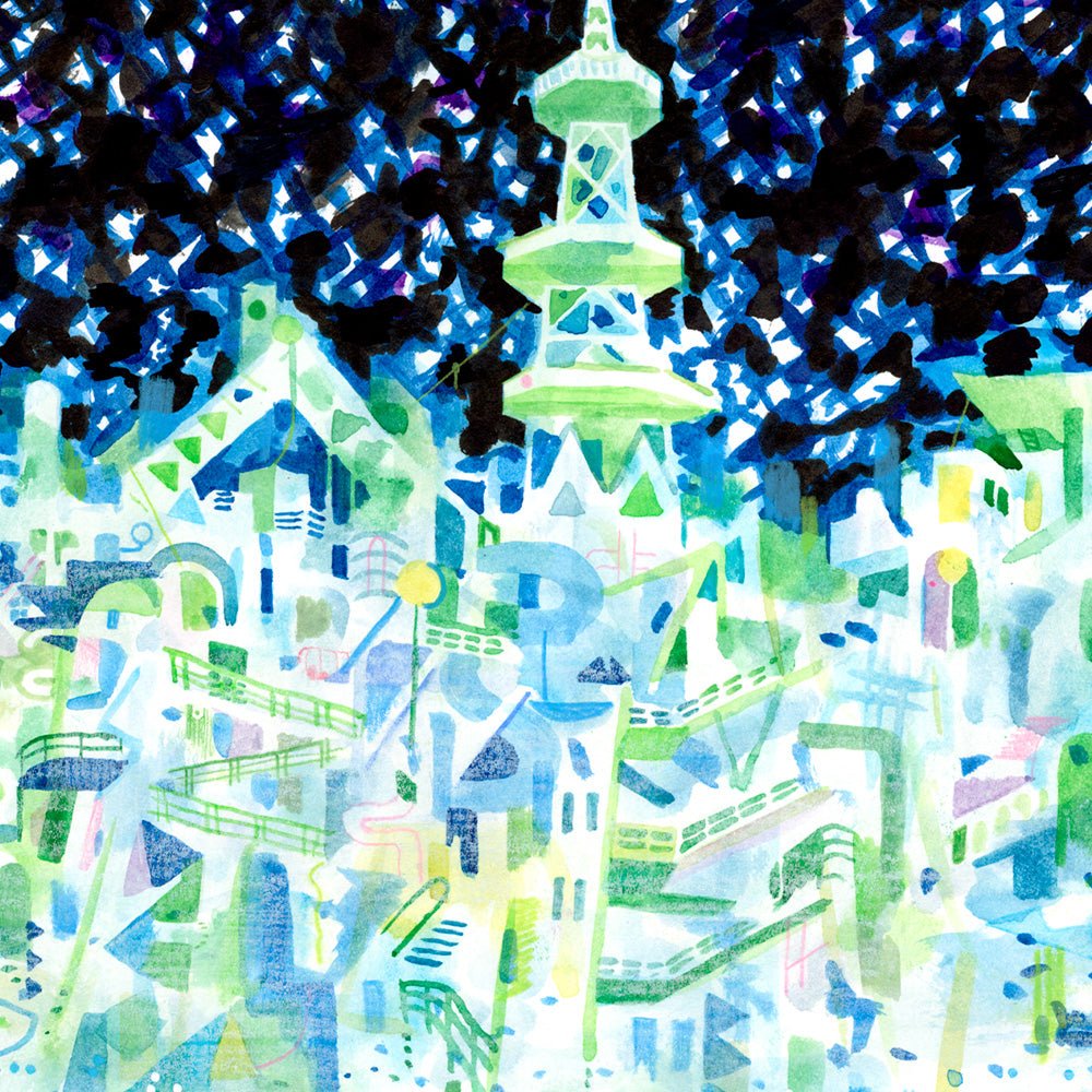 Sea Castle Impresión Giclée