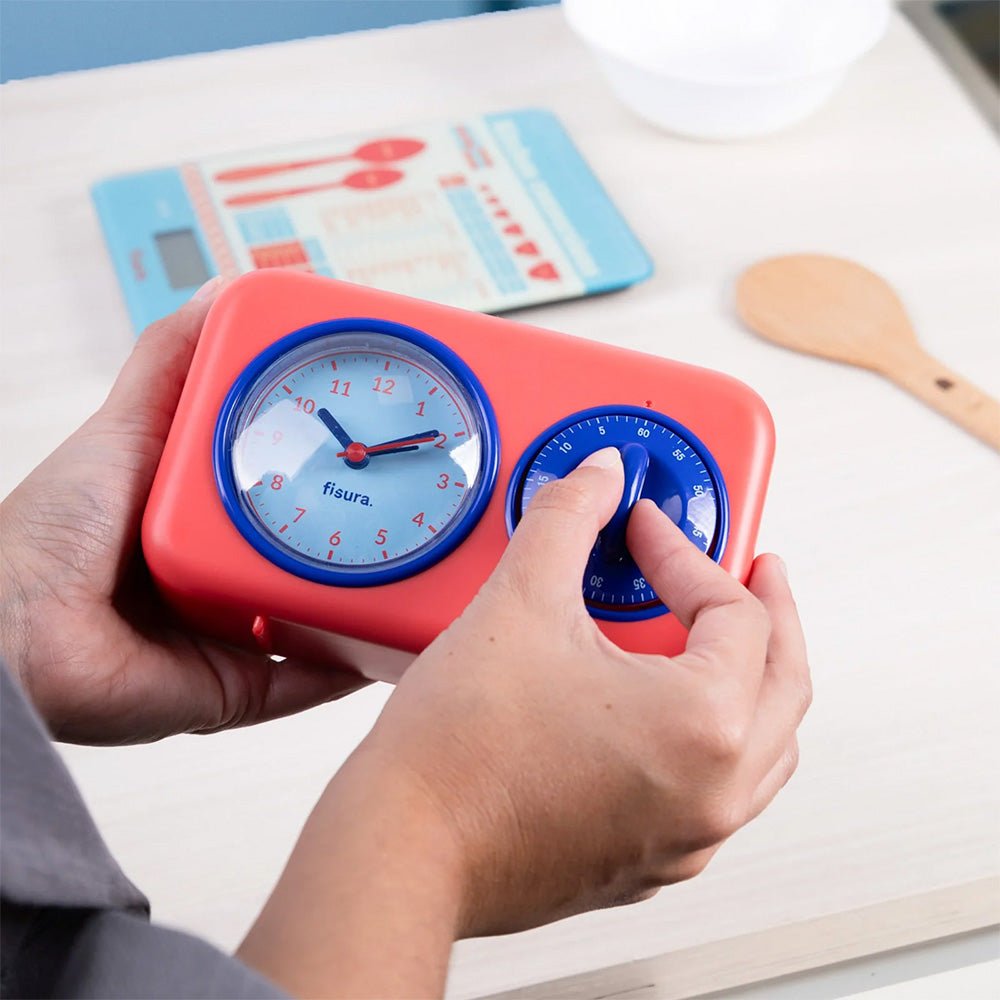 Retro Kitchen Timer - Red