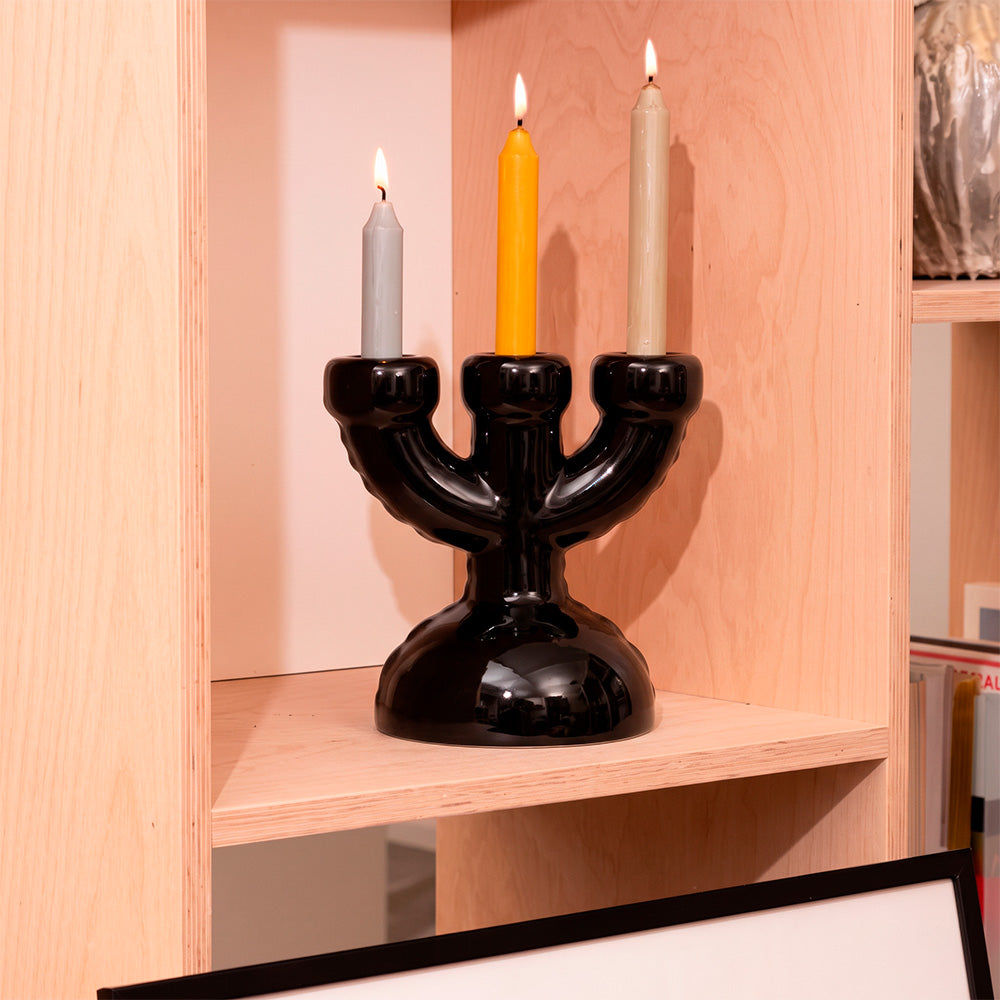 Eric Candelabra Ink Gloss