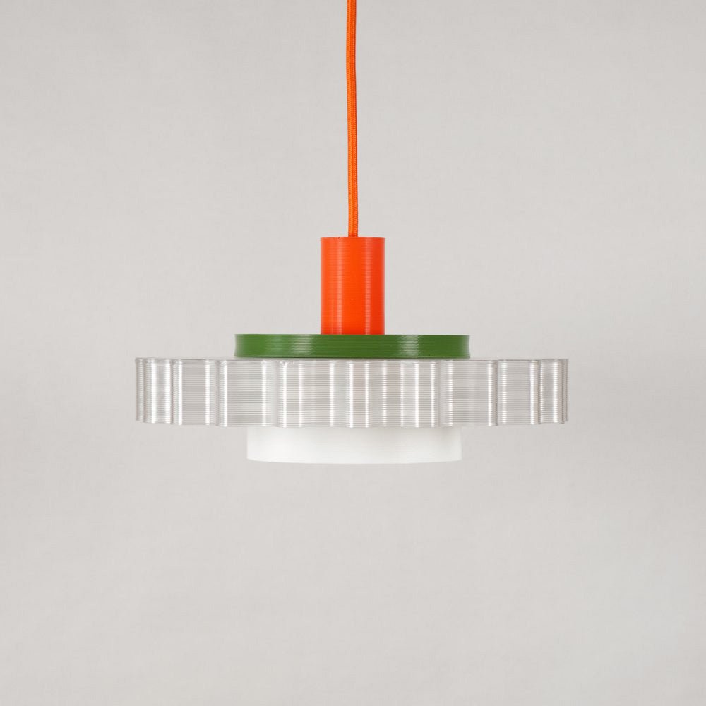 Lámpara Gigi N°3 Cable Naranja