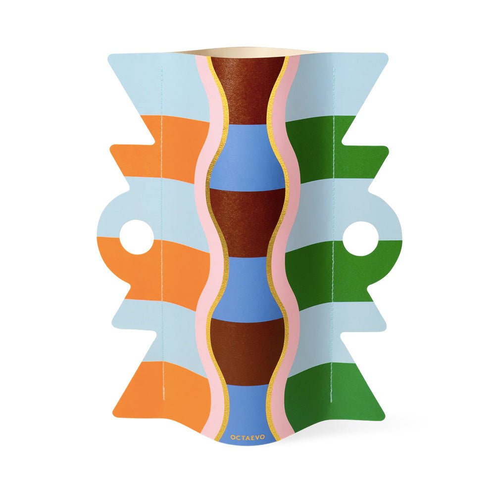 Vase en papier de Gizeh