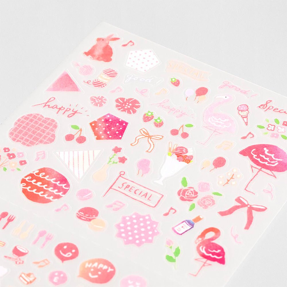 Autocollants 2558 Couleur Rose