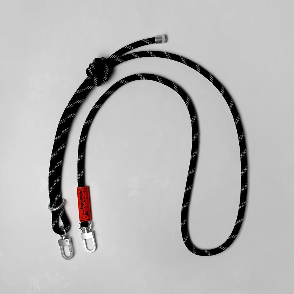 8.0mm Rope Black Reflective