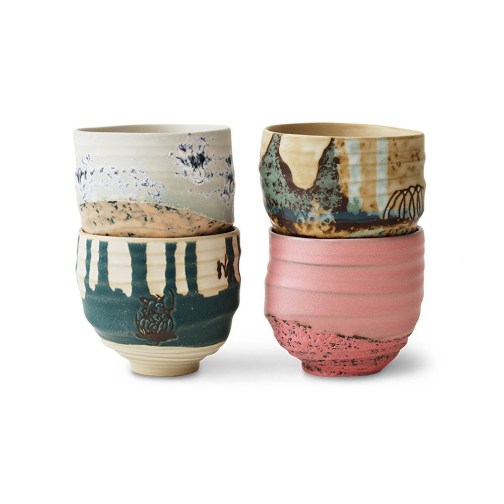 Artist Ceramics: Coffee Cups (set de 4)