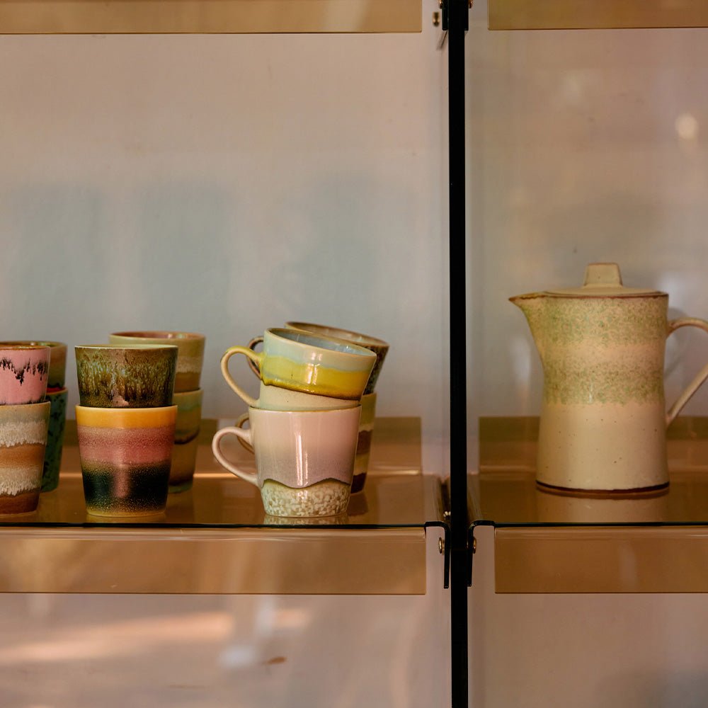 Céramiques des années 70 : Mugs Americano - Rococo (lot de 4)