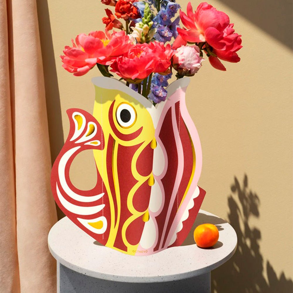 Florero de Papel Pez Rubí