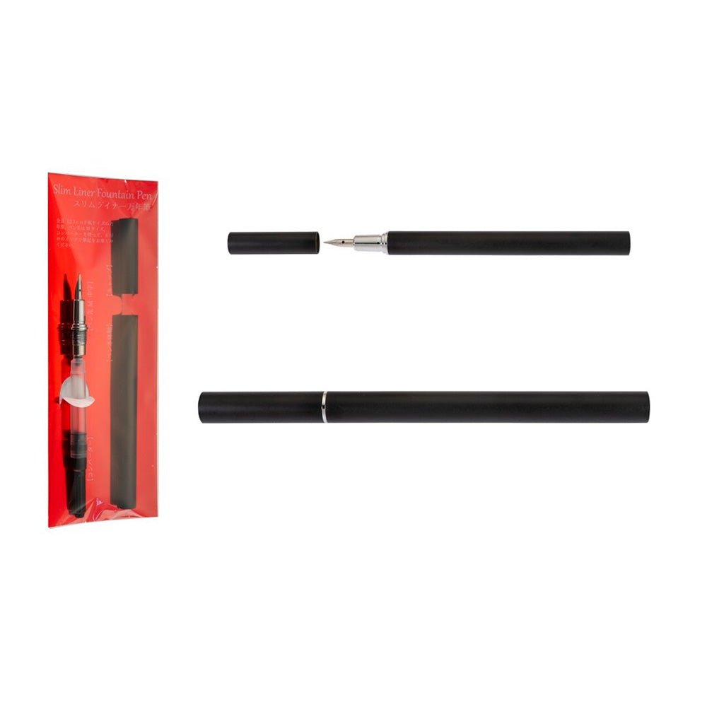Pluma con Émbolo Slim Negra