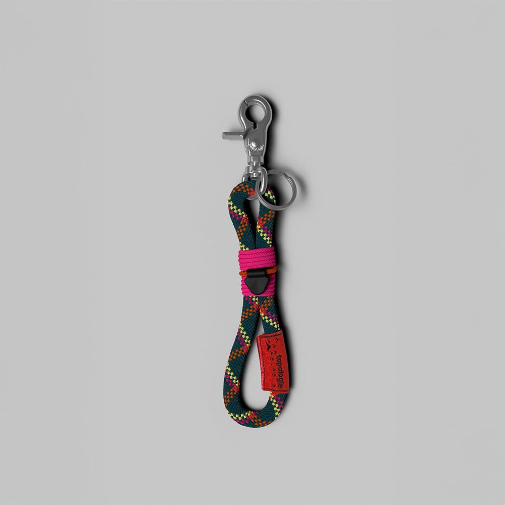 8mm Loop Key Holder - Wares Strap Deep Teal Helix