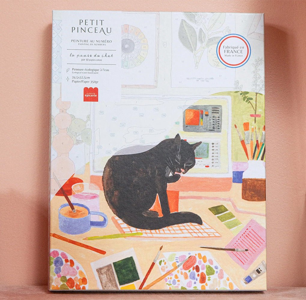 Kit de Pintura por Números - El descanso del gato