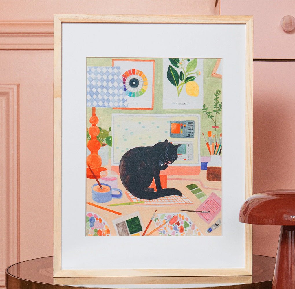Kit de Pintura por Números - El descanso del gato