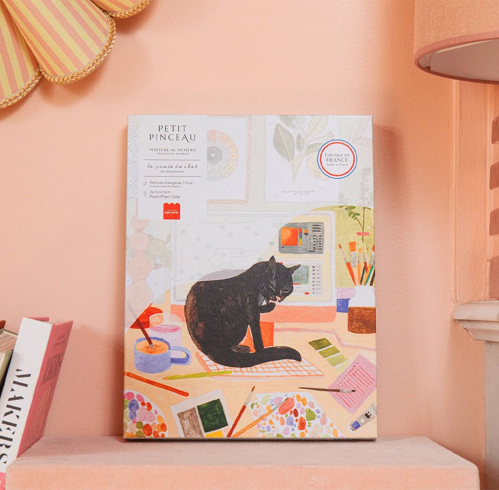 Kit de Pintura por Números - El descanso del gato