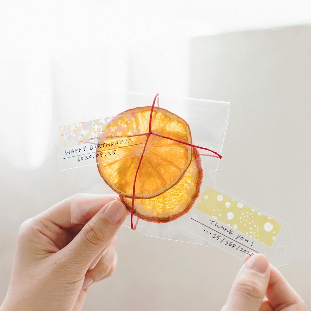 Pegatinas Transparente KITTA Note Drop