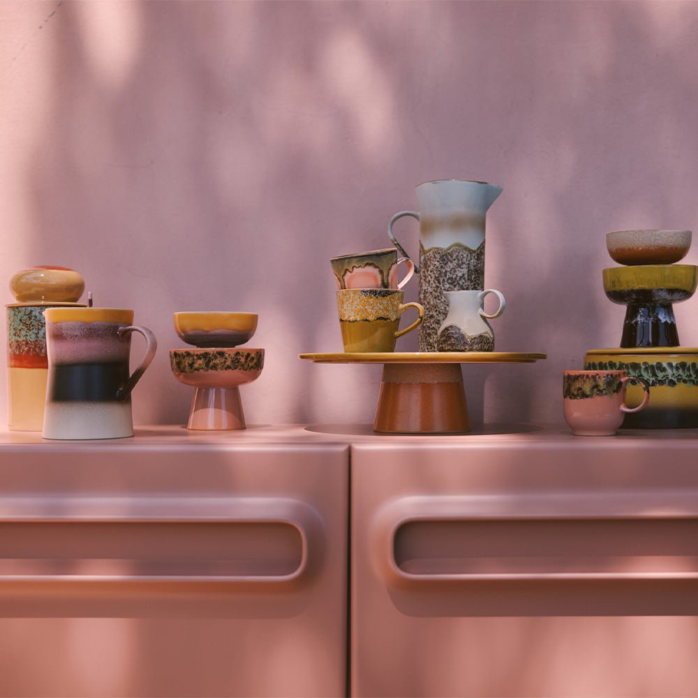 70s Ceramics: Americano Mugs - Radiant (set de 4)