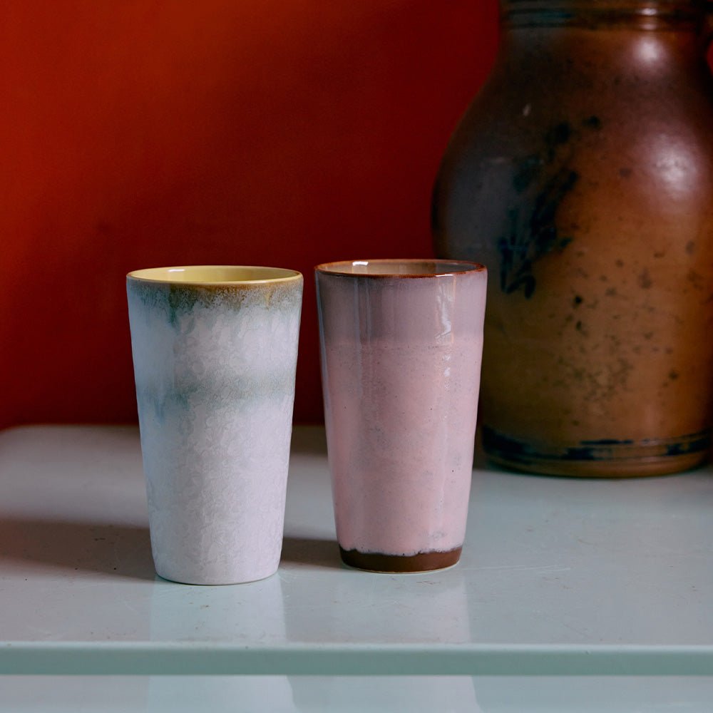 Céramiques des années 70 : Mugs à latte - Fraîcheur