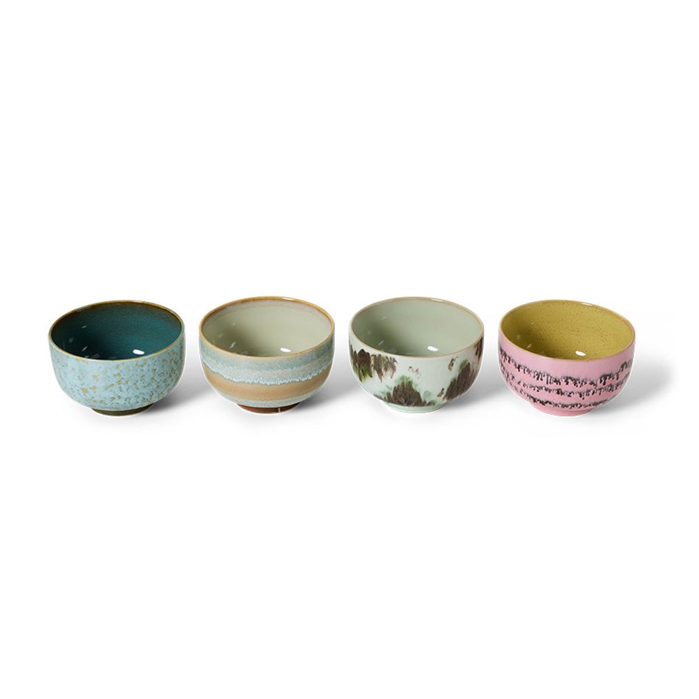 70s Ceramics: Noodle Bowls - Dada (set de 4)