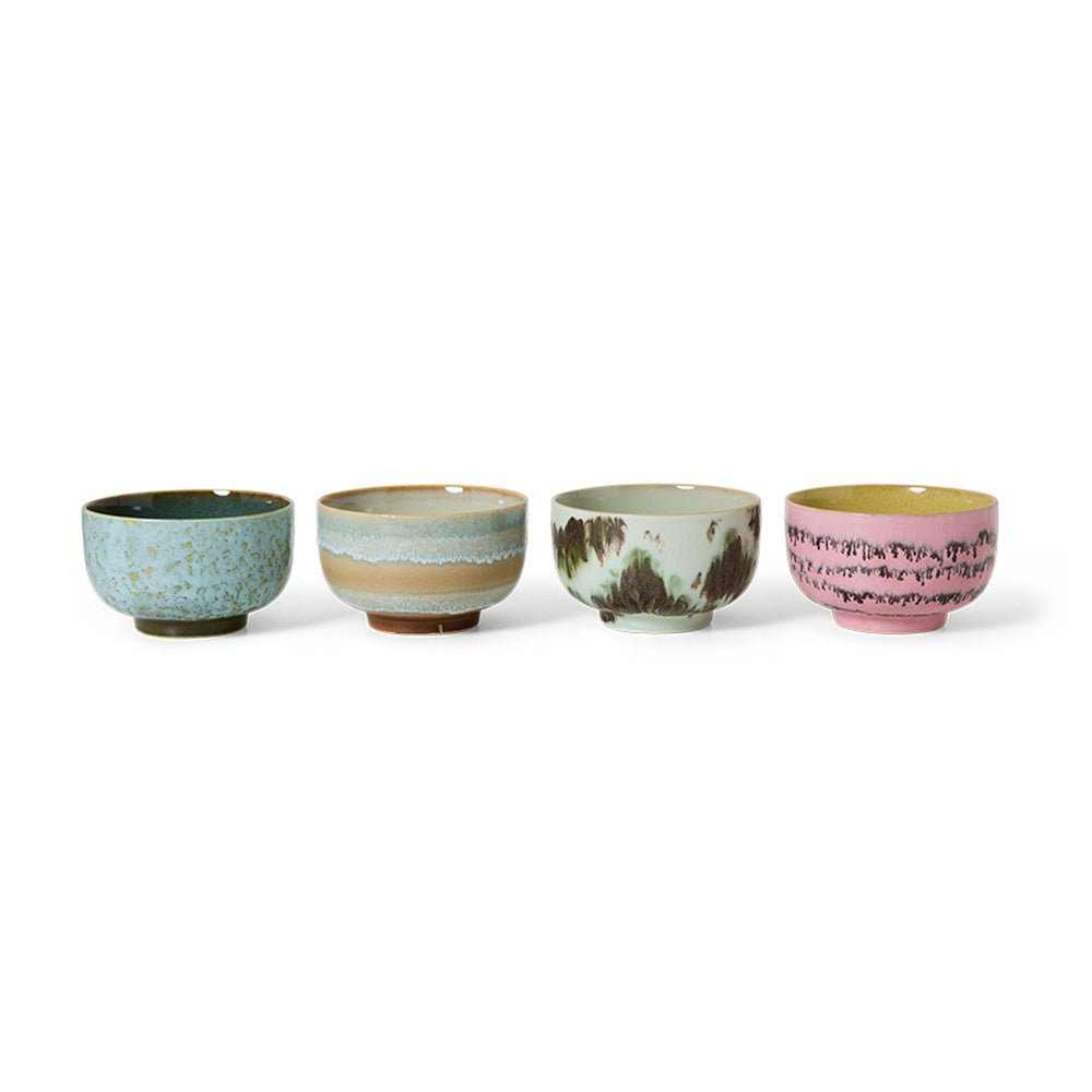 70s Ceramics: Noodle Bowls - Dada (set de 4)