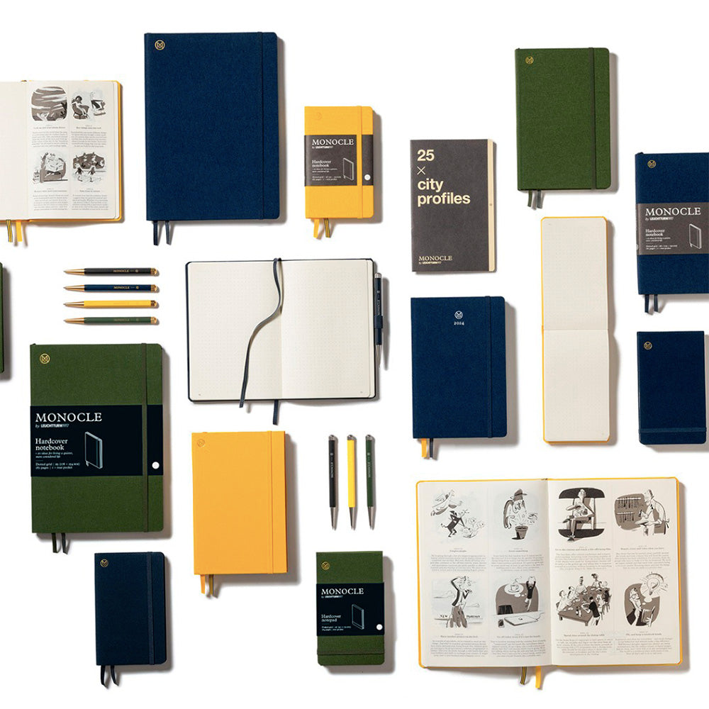 Cuaderno Tapa Dura Azul Oscuro B5 Cuadrícula de Puntos