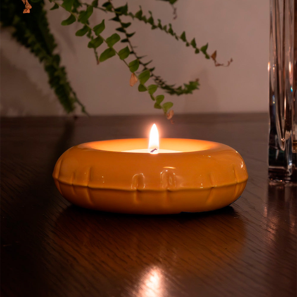 Moby Candle Holder Yolk Gloss