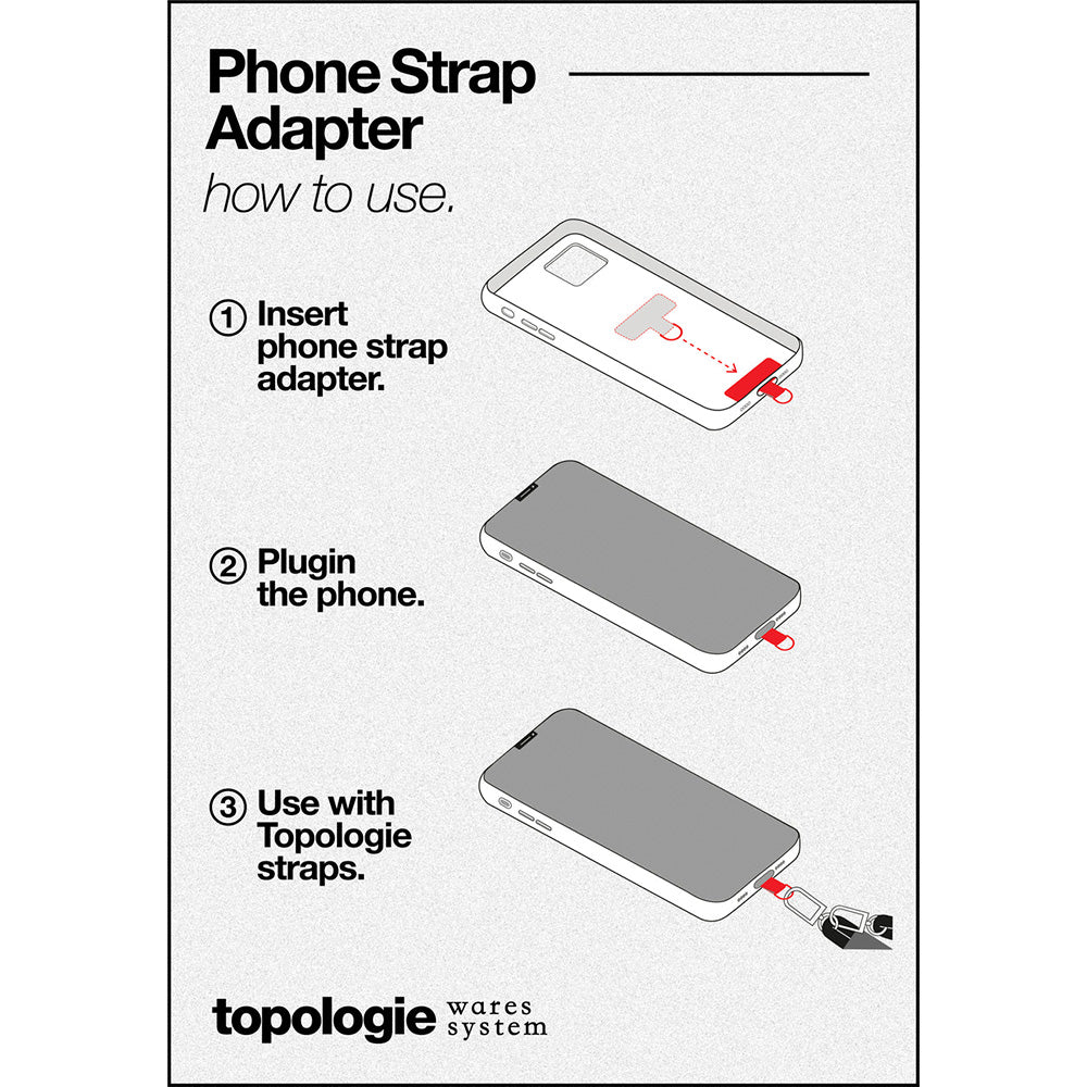 Cases D-Ring Phone Strap Black