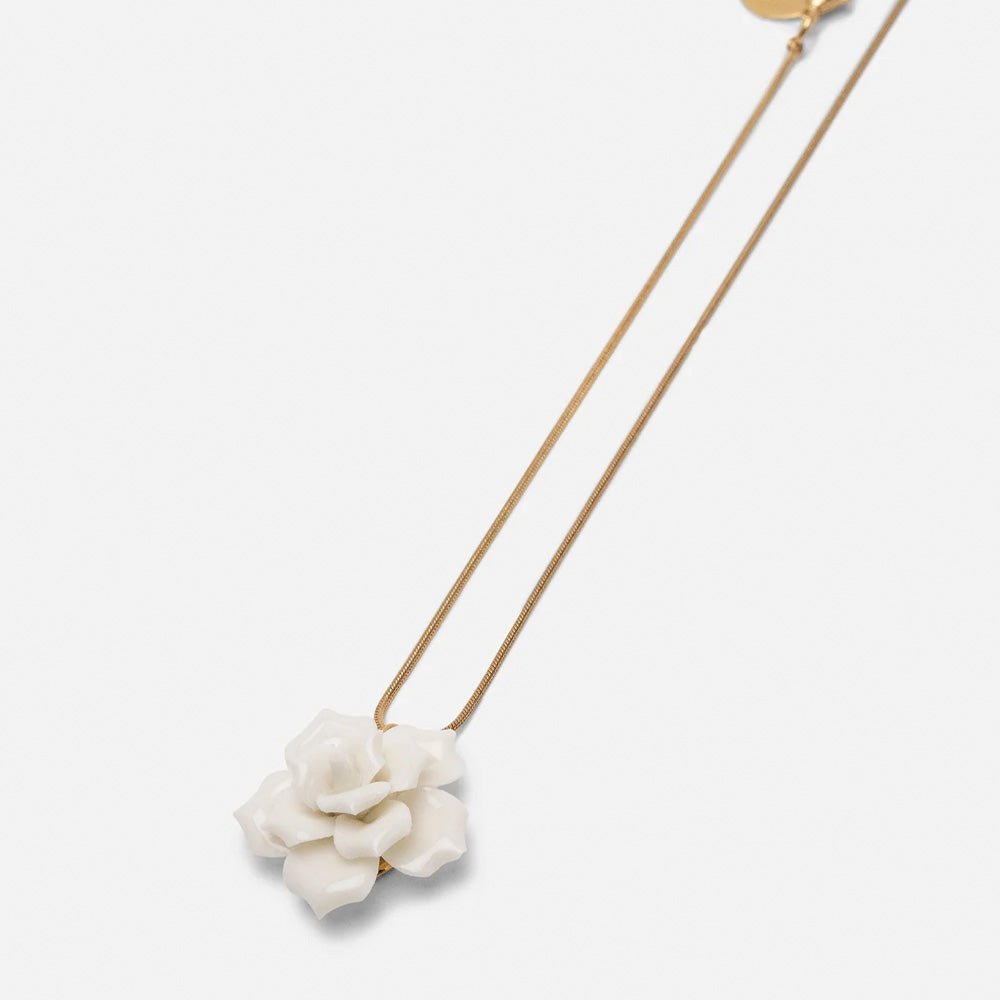 Collier Rose Blanc