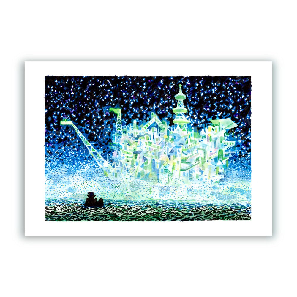 Sea Castle Impresión Giclée