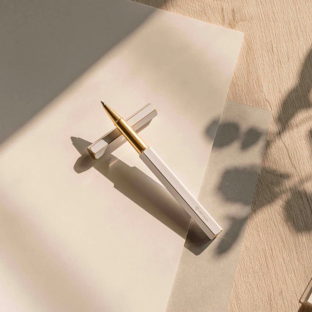 Rollerball Pen Revolve - Classic White
