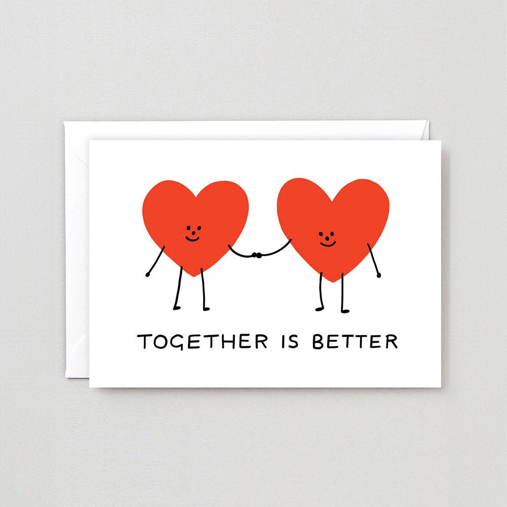 Tarjeta de Felicitaciones Together is Better