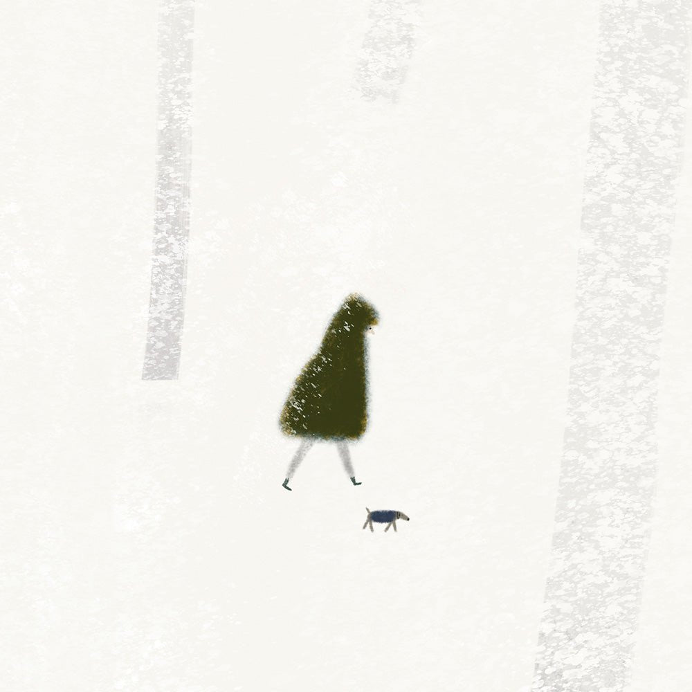 Winter Stroll Impresión Giclée
