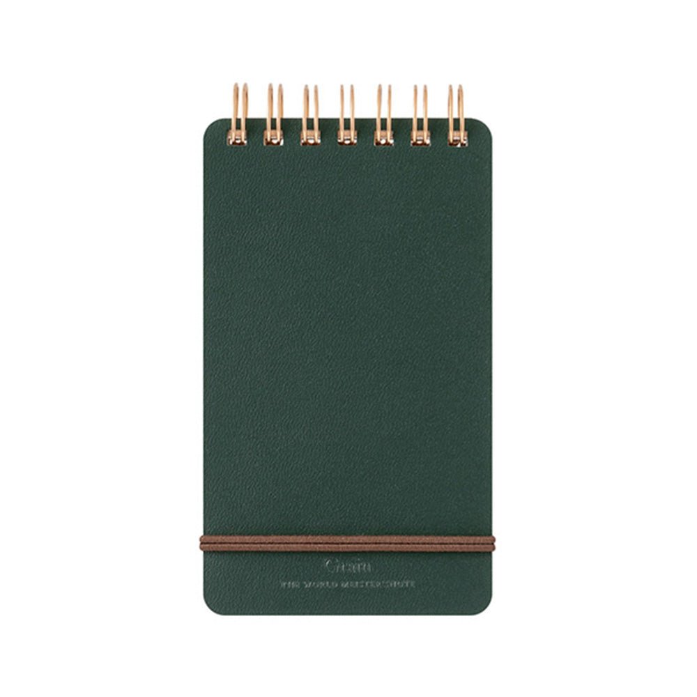 Cuaderno de Anillas WM Grain Verde