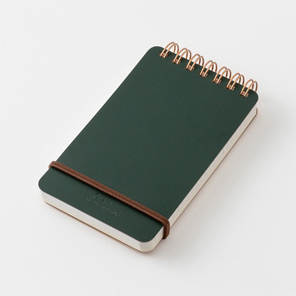 Cuaderno de Anillas WM Grain Verde