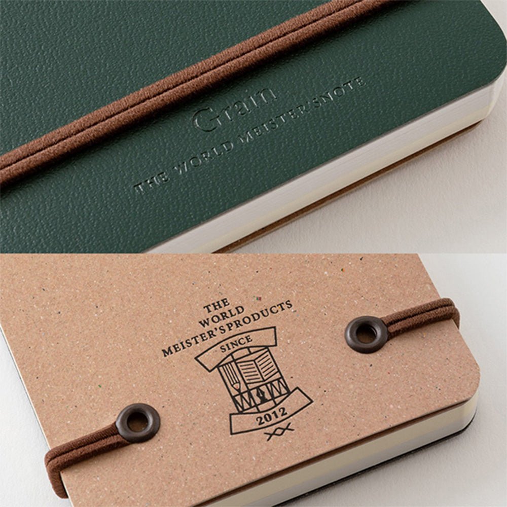 Cuaderno de Anillas WM Grain Verde
