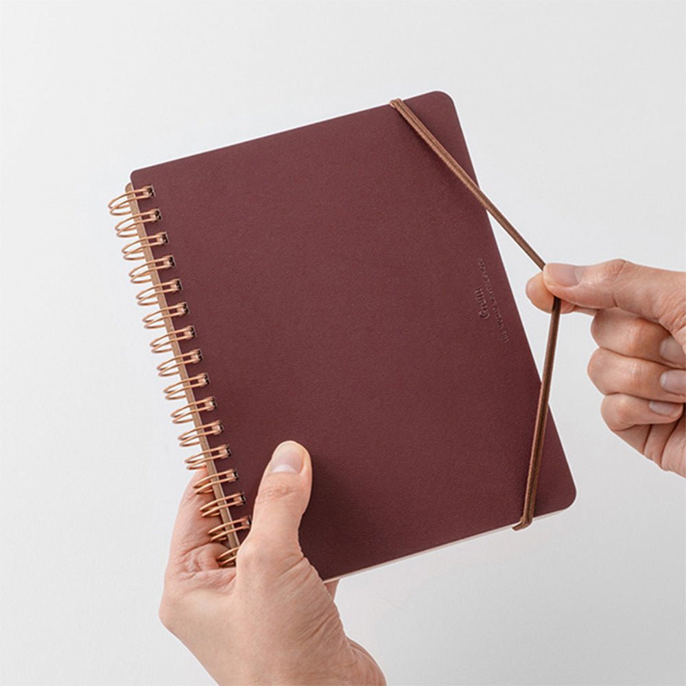 Cuaderno de Anillas WM Grain Variante B6 Rojo