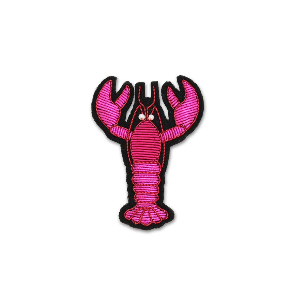 Broche Homard Rose Fait Main