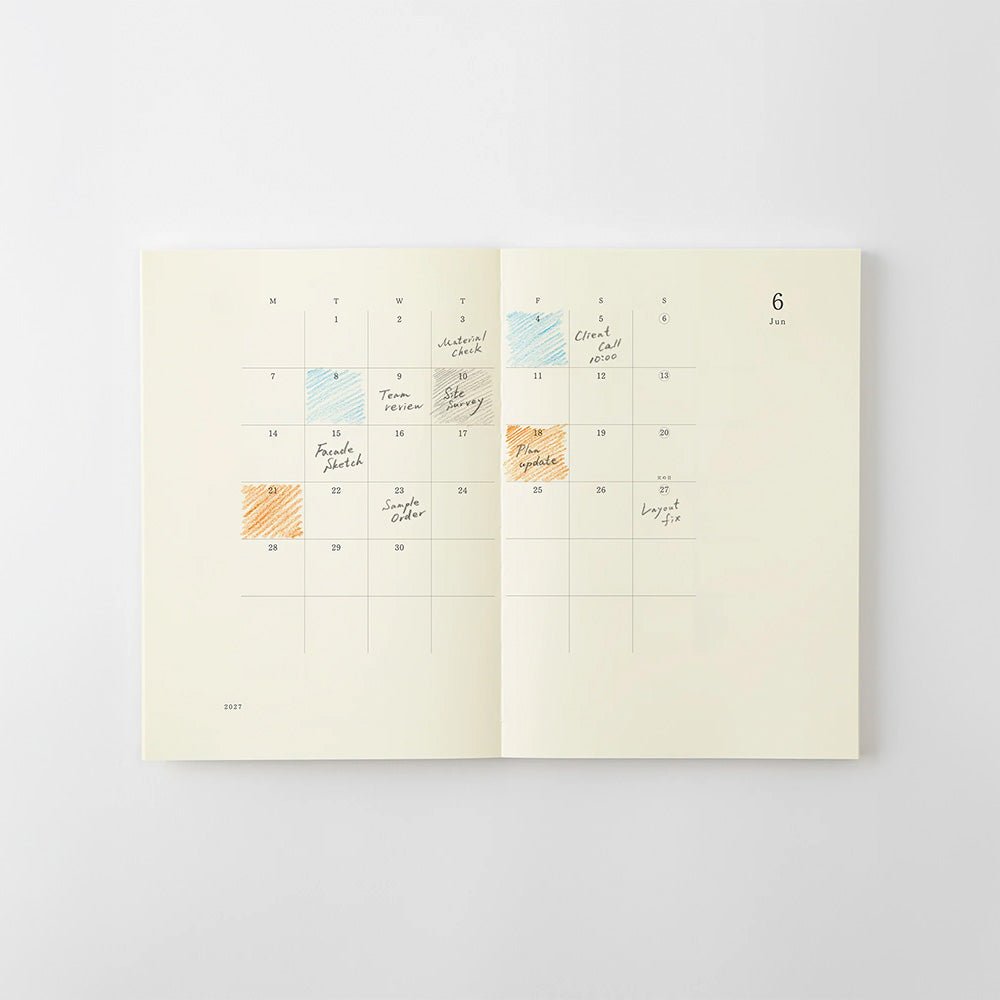 MD Agenda Notebook Diary A5 2027