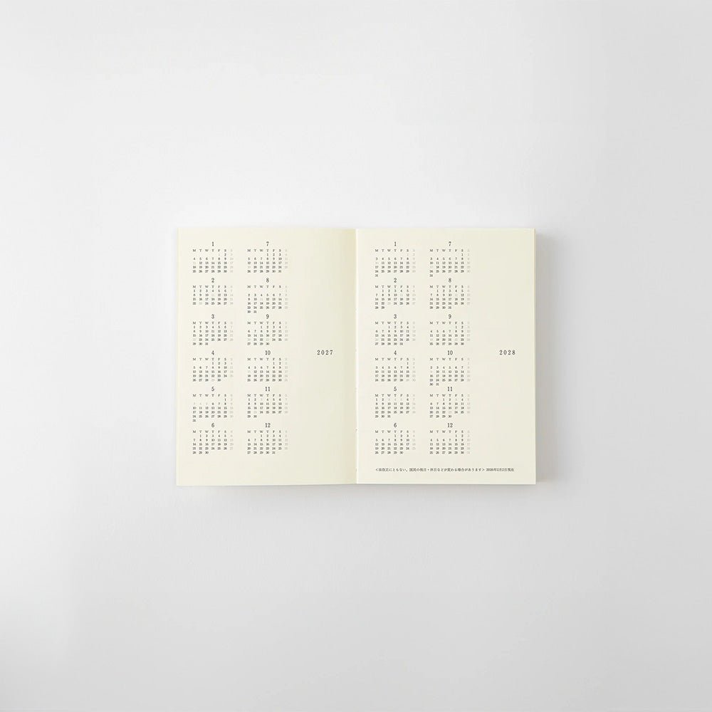 MD Agenda Notebook Diary A7 2027