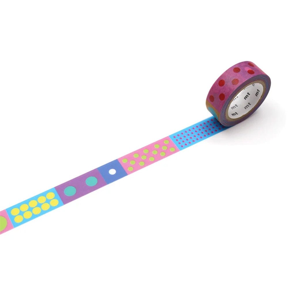 Cinta Adhesiva Kapitza Polka Dot Vivid