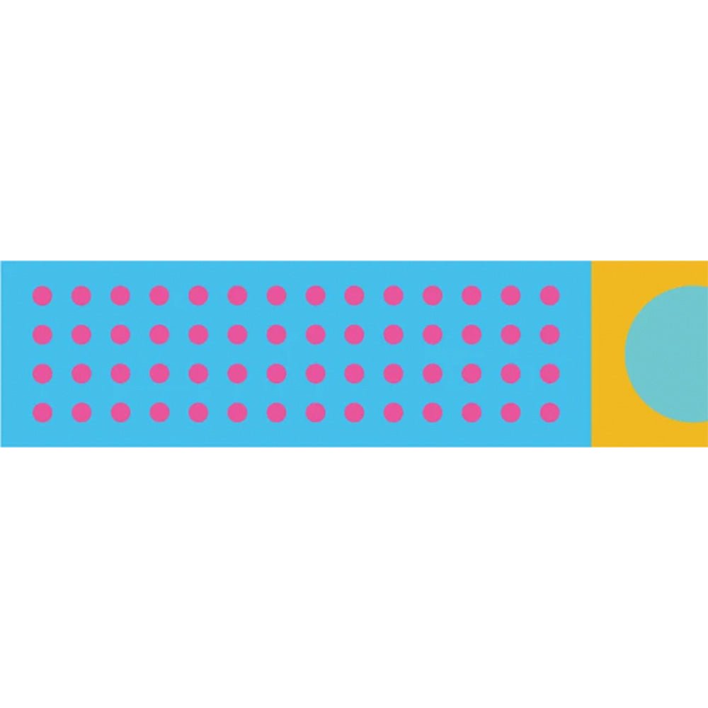 Cinta Adhesiva Kapitza Polka Dot Vivid
