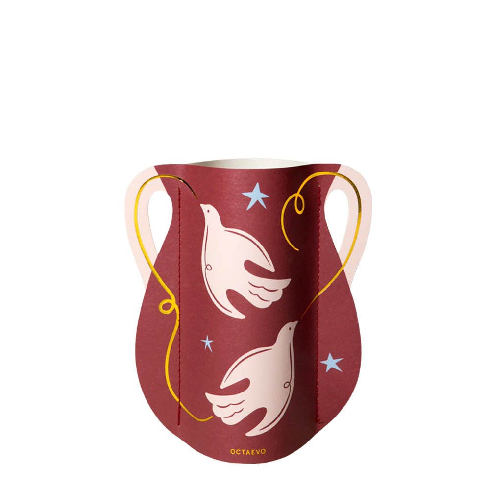 Mini vase en papier Colombe