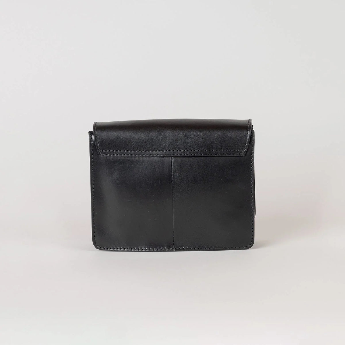 Mini sac Audrey classique noir (bandoulière tissée/bandoulière en cuir)