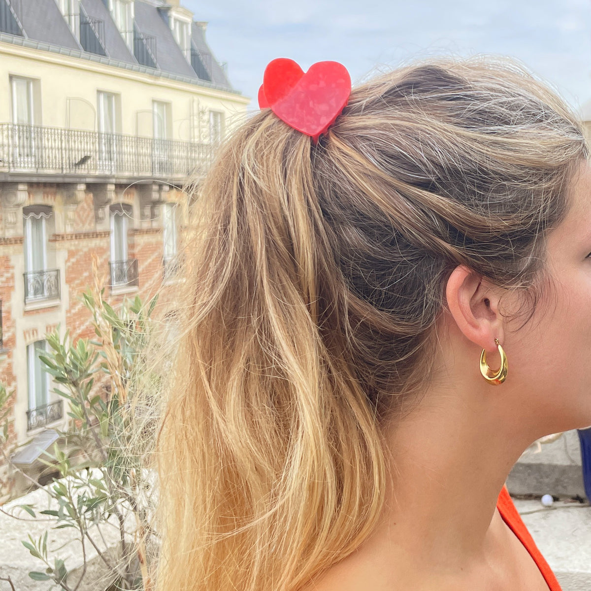 Pince à cheveux Cœur