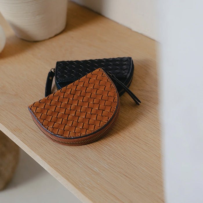 Cartera Laura Trenzado Negro