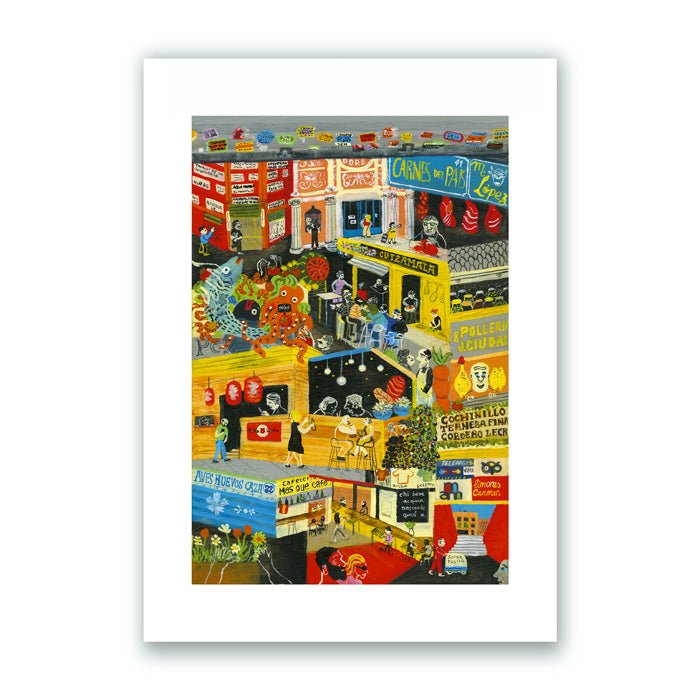 Mercado Antón Martín Impresión Giclée