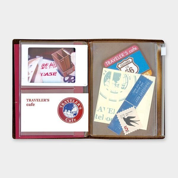 Traveler's Notebook Recambio 004 Bolsillo con cierre - Tamaño Pasaporte
